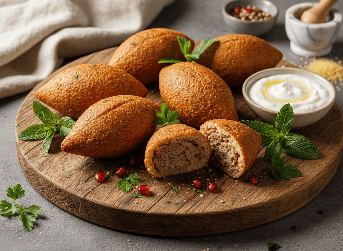authentic-kibbeh-bulgur-meat-recipe