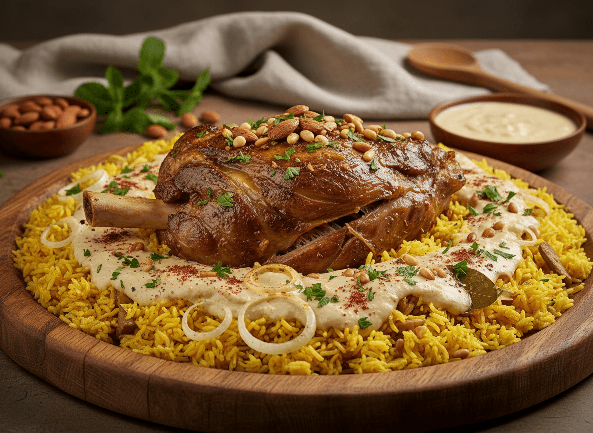 authentic-mansaf-jordanian-lamb-rice-yogurt