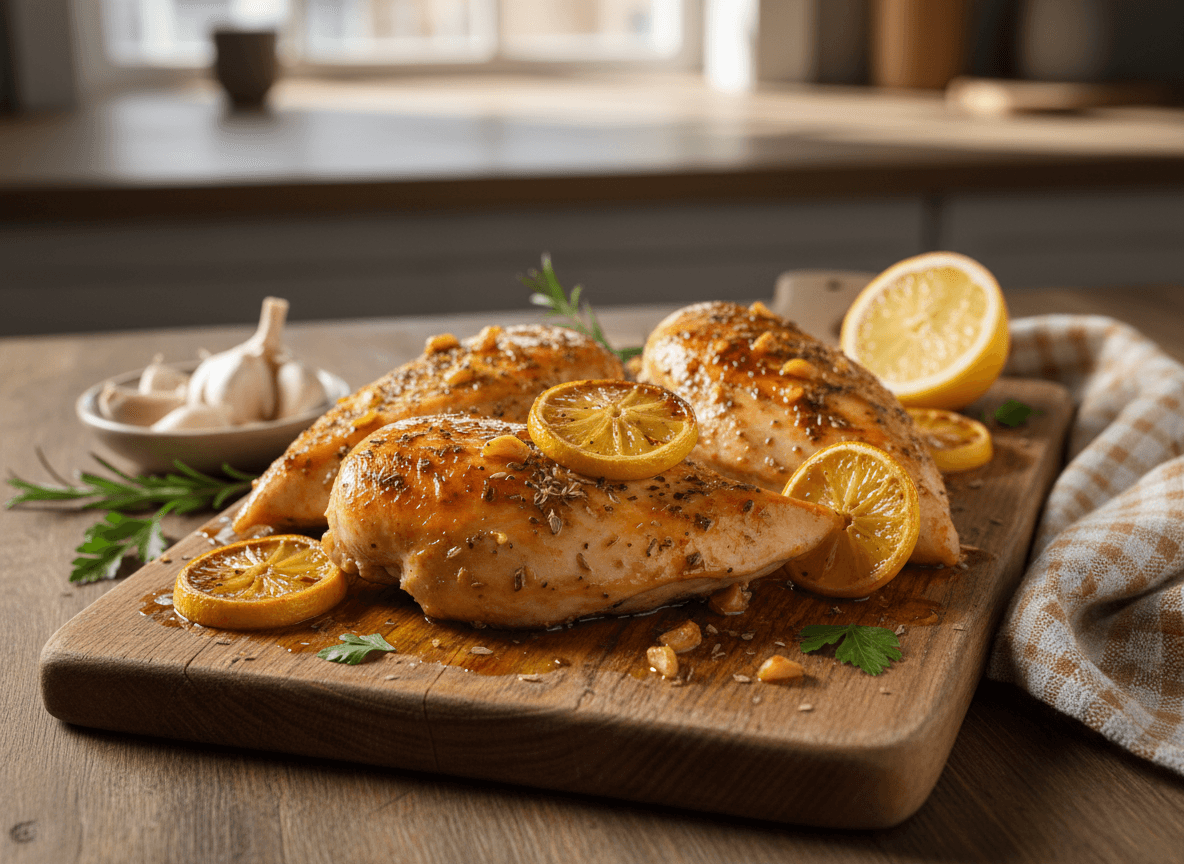 lemon-garlic-baked-chicken-breast