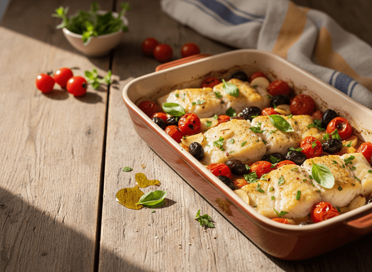 mediterranean-baked-cod-tomatoes-olives