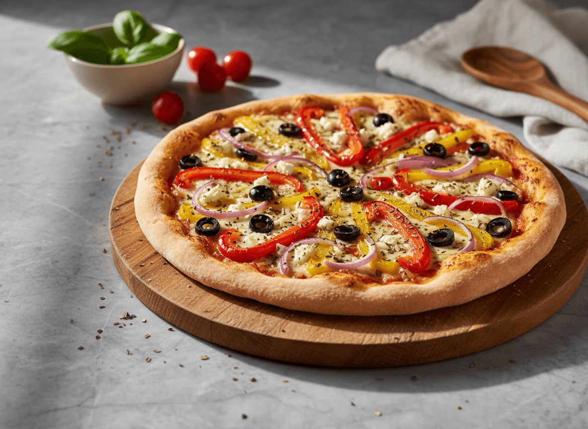 mediterranean-veggie-pizza