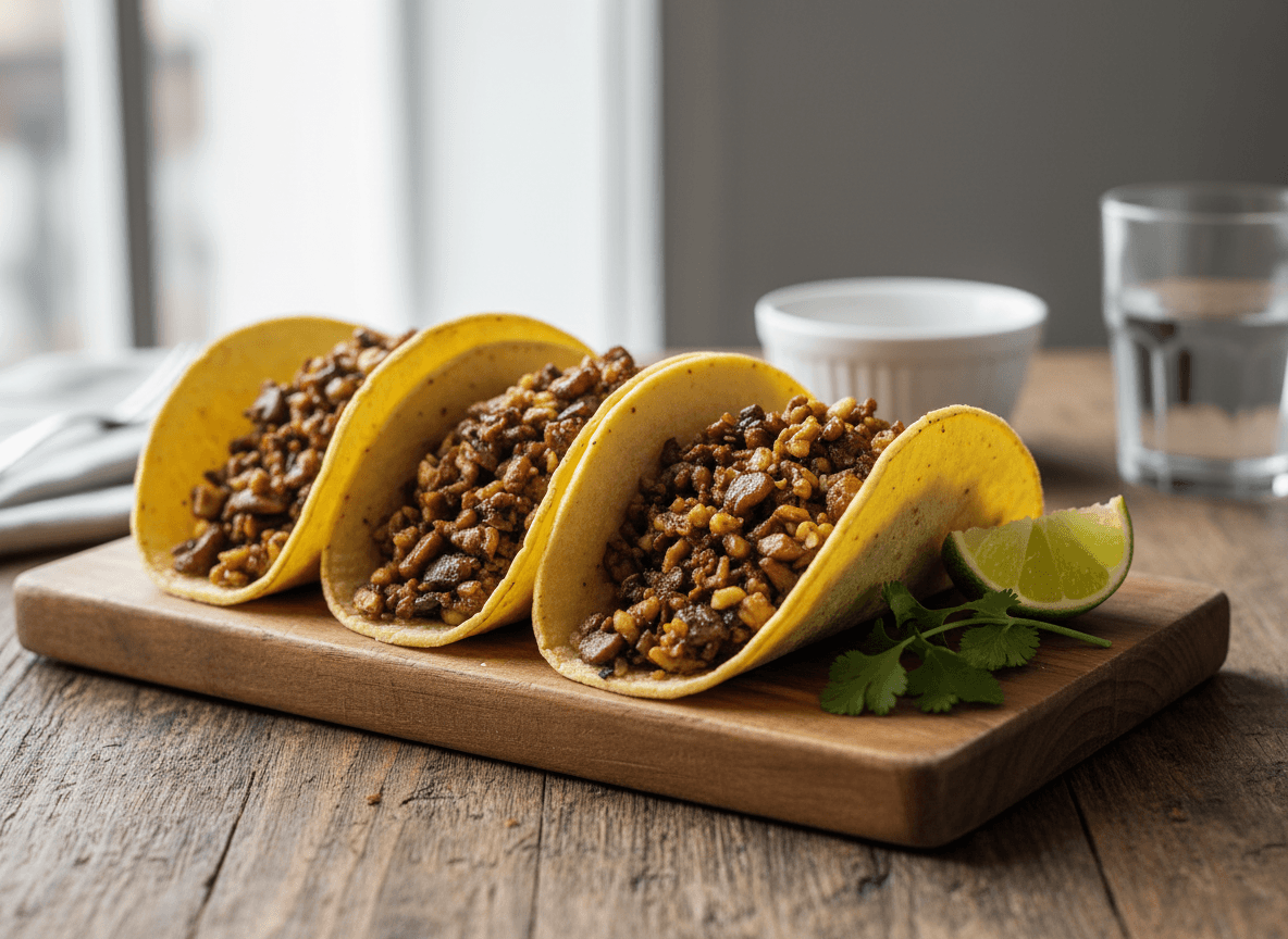 mushroom-walnut-meat-tacos