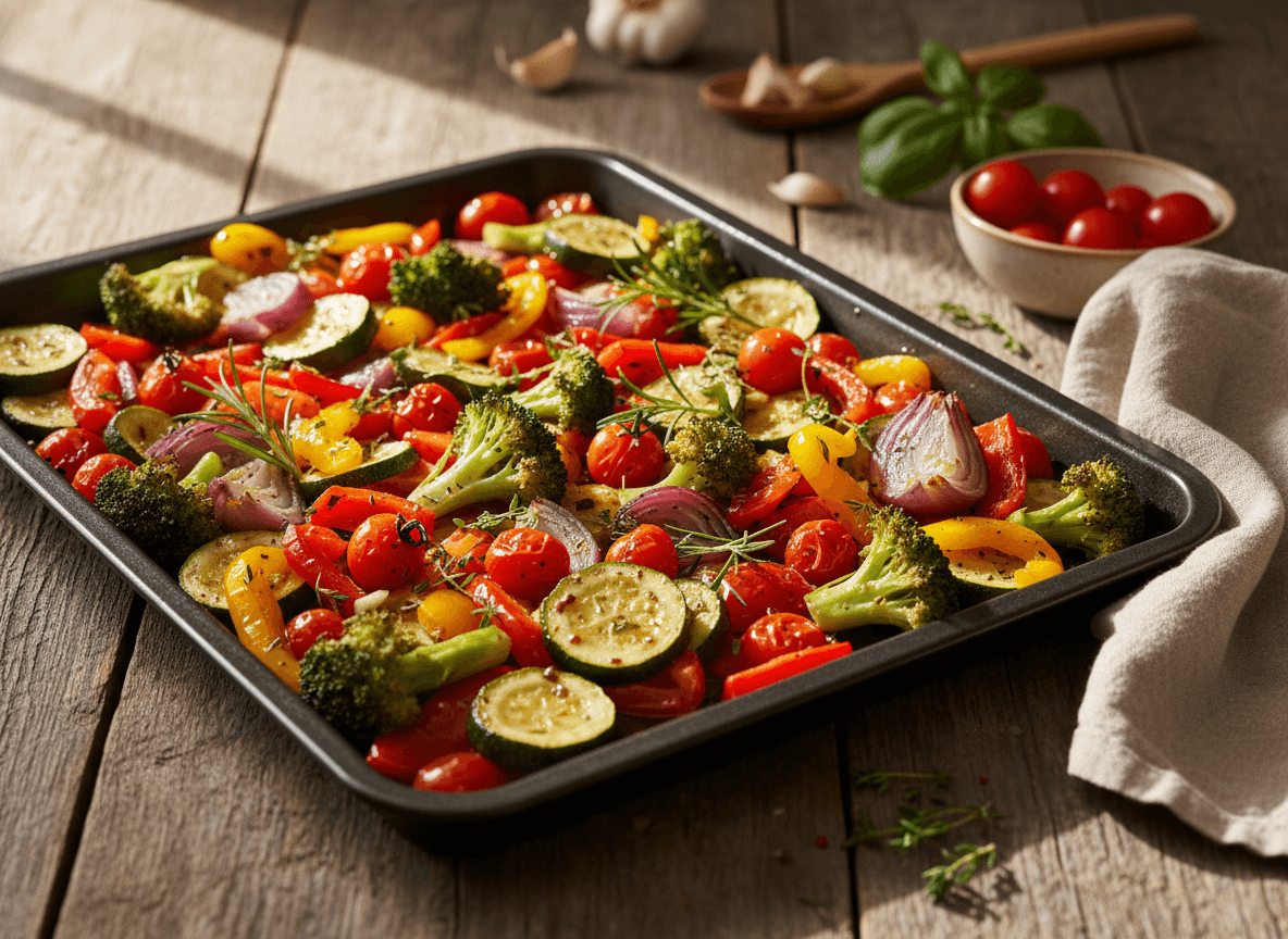 sheet-pan-roasted-vegetable-medley-garlic-herbs