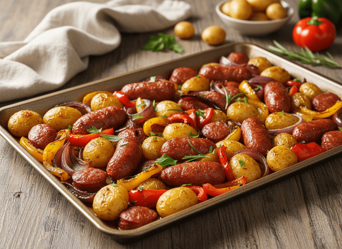 sheet-pan-sausage-potatoes-roasted-vegetables