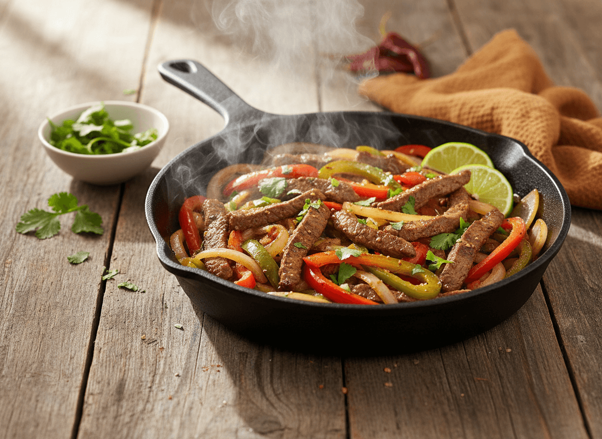 sizzling-steak-fajitas-peppers-onions