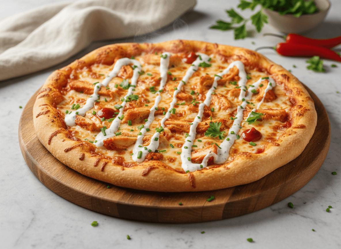 spicy-buffalo-chicken-pizza-ranch-drizzle